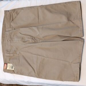 Carpenter Loose Fit Mens Wrangler Originals Utility Canvas Shorts Size 40
